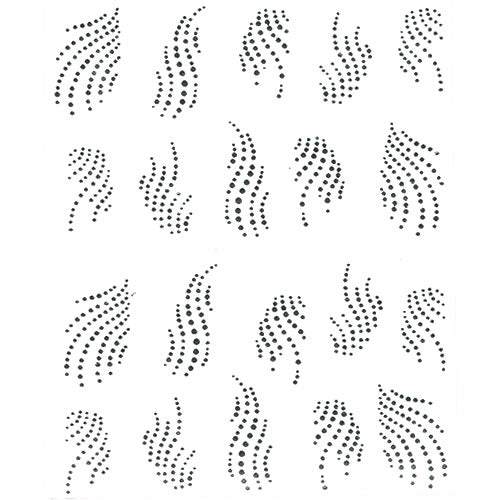 2D Nail Art One Stroke Sticker 25279