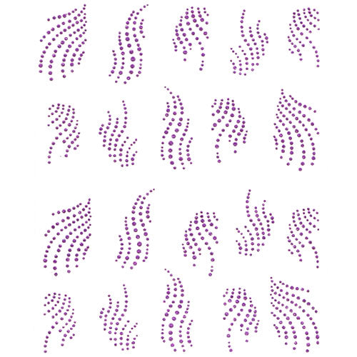 2D Nail Art One Stroke Sticker 25330