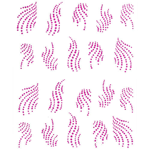 2D Nail Art One Stroke Sticker 25335