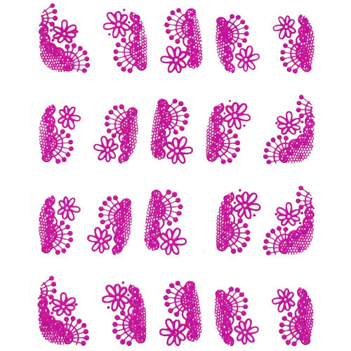 2D Nail Art One Stroke Sticker 25366