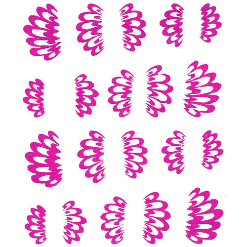 2D Nail Art One Stroke Sticker 25373