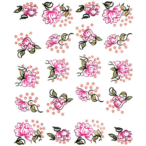 2D Nail Art One Stroke Sticker 25440