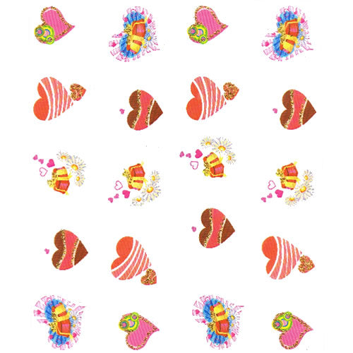 2D Nail Art One Stroke Sticker 25458