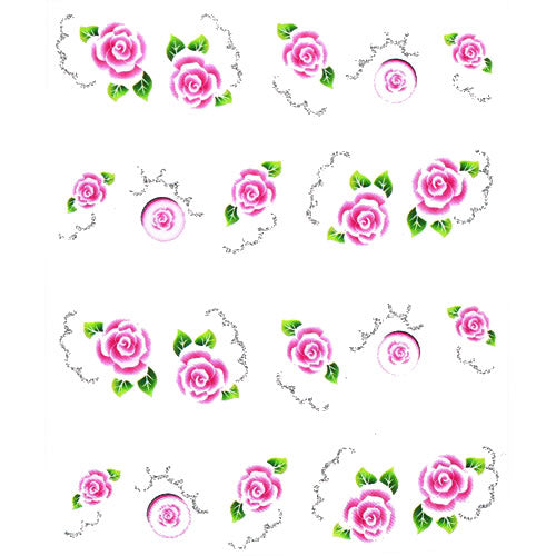 2D Nail Art One Stroke Sticker 25538