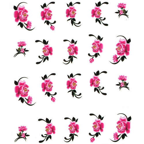 2D Nail Art One Stroke Sticker 25616