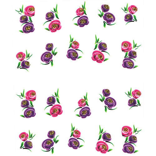 2D Nail Art One Stroke Sticker 25632