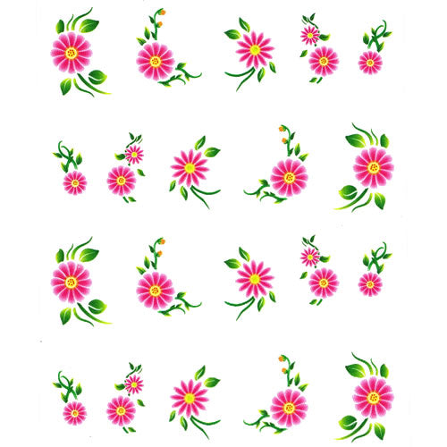 2D Nail Art One Stroke Sticker 25636