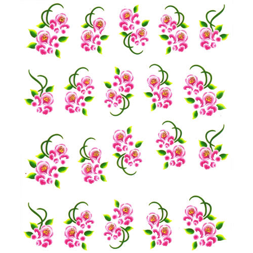 2D Nail Art One Stroke Sticker 25661