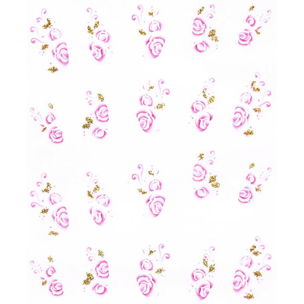 2D Nail Art One Stroke Sticker 25740