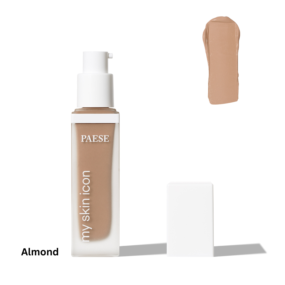 My Skin Icon Mattifying Foundation with Satin Finish, 33ml, 3C Almond