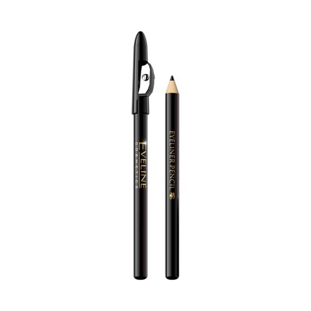 Eyeliner Pencil lange haltend mit Anspitzer, Black