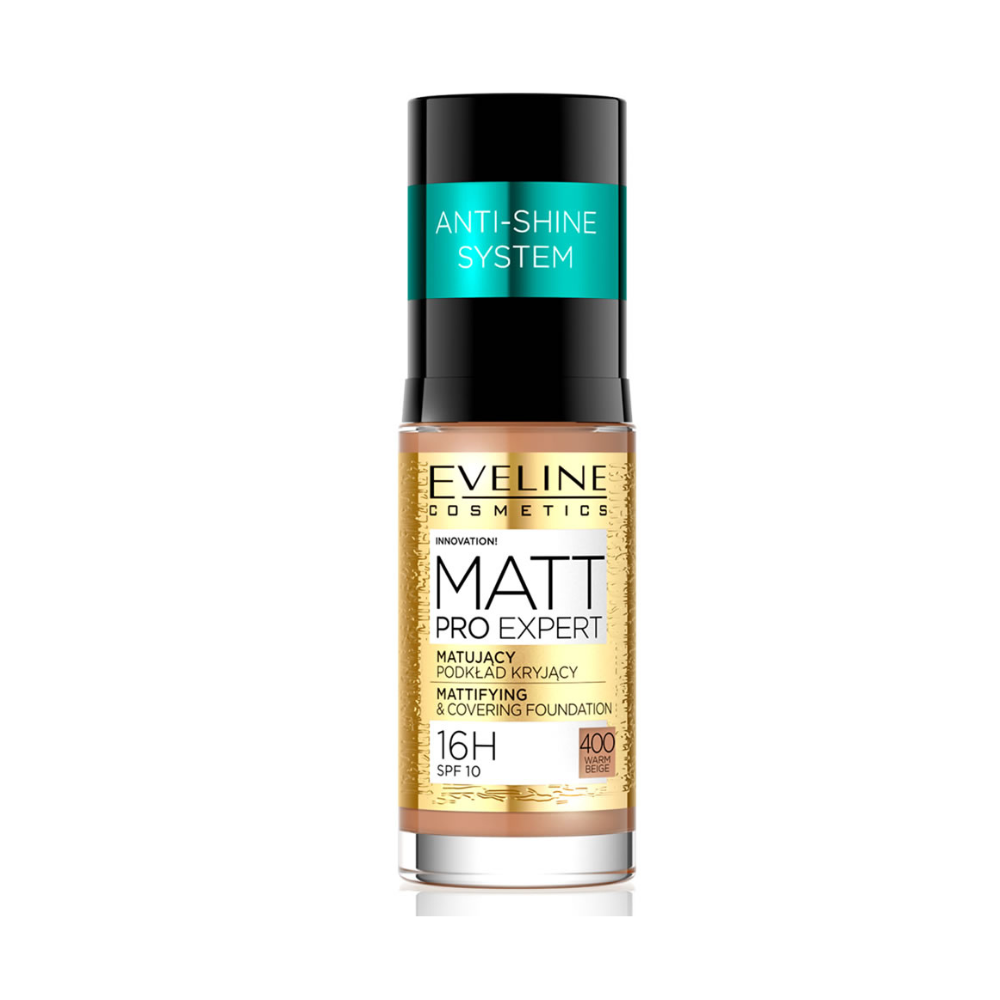 MATT PRO EXPERT Foundation - Warm Beige, 30 ml