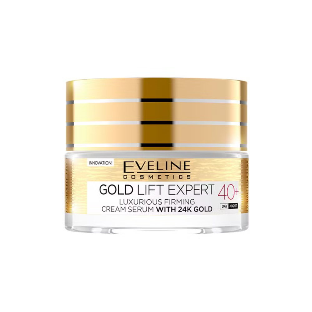 EVELINE GOLD LIFT EXPERT Luxus Tages- und Nachtcreme-Serum 40+ mit 24k Gold, 50 ml