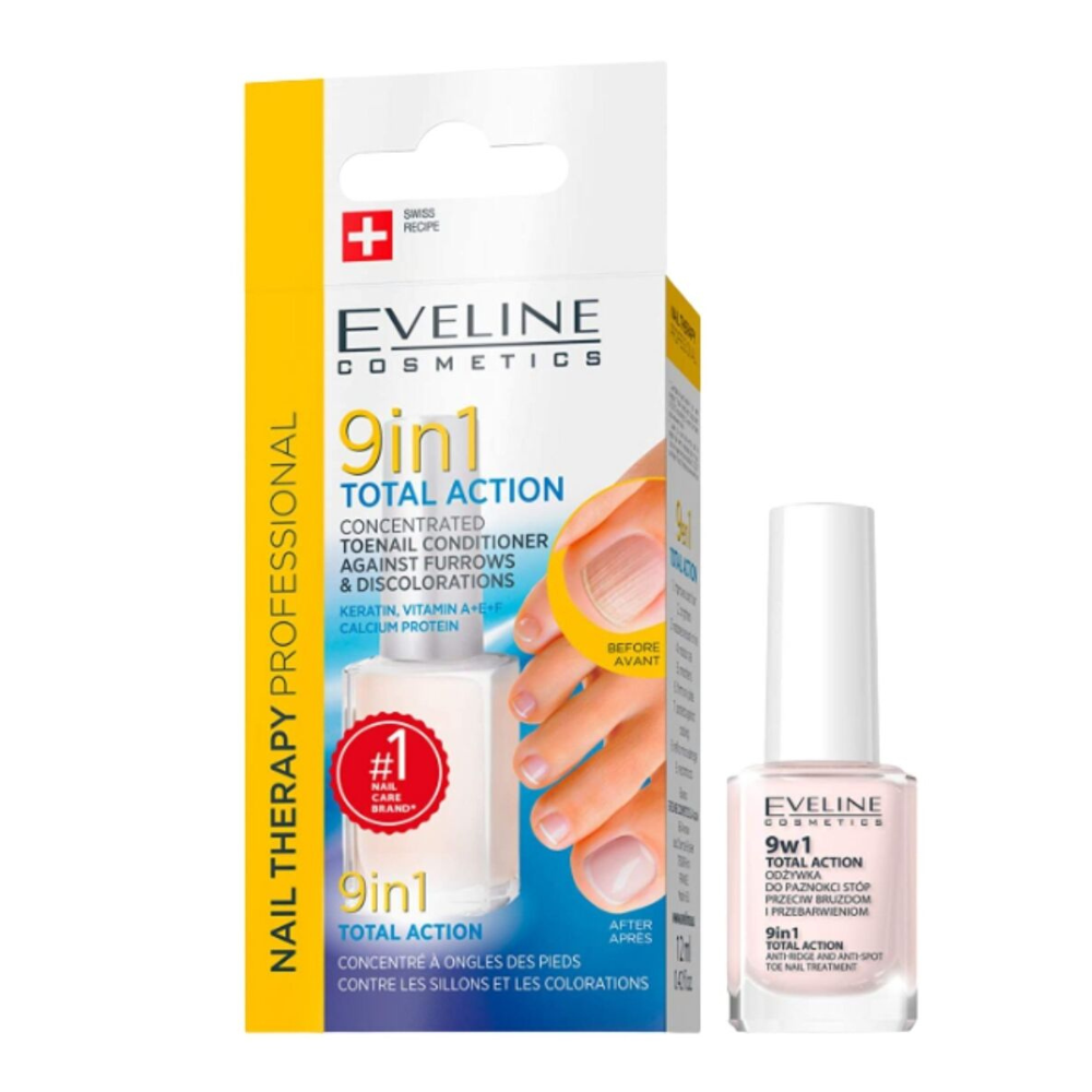 NAIL THERAPY 9 in 1 Total Action Conditioner für die Zehennägel, 12 ml