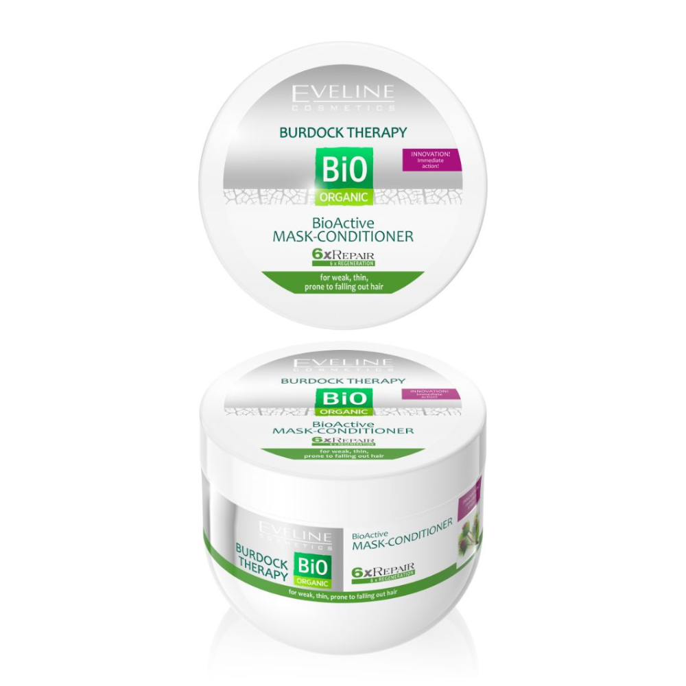 BIO Klette Therapy bioactive Haarmaske-Conditioner, 300 ml