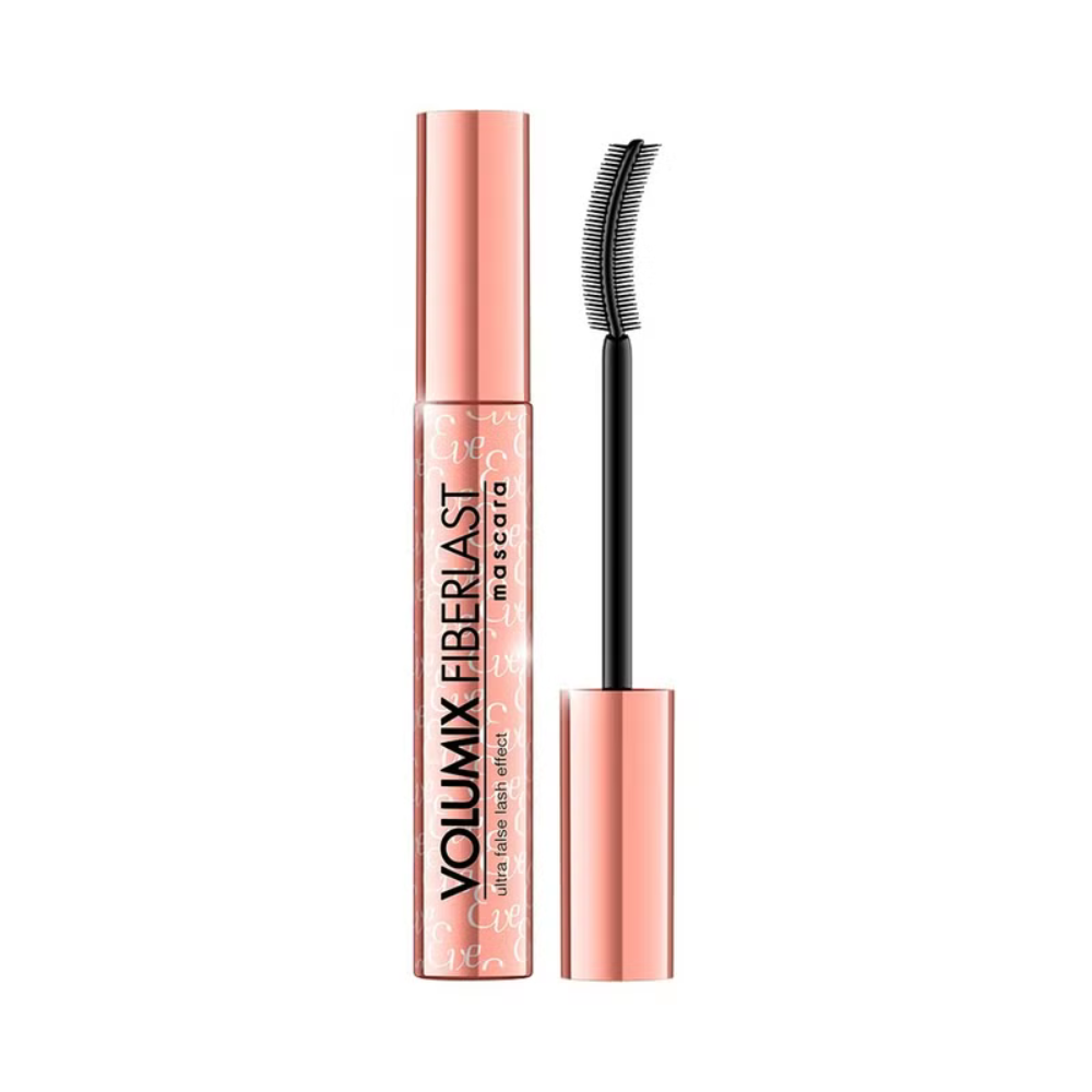 EVELINE Volumix Fiberlast Mascara - Ultra Effekt falscher Wimpern, 10 ml