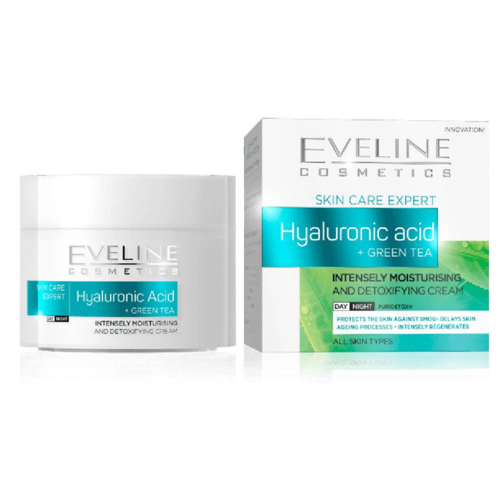 EVELINE SKIN CARE EXPERT Hyaluronsäure feuchtigkeitsspendende Creme, 50 ml