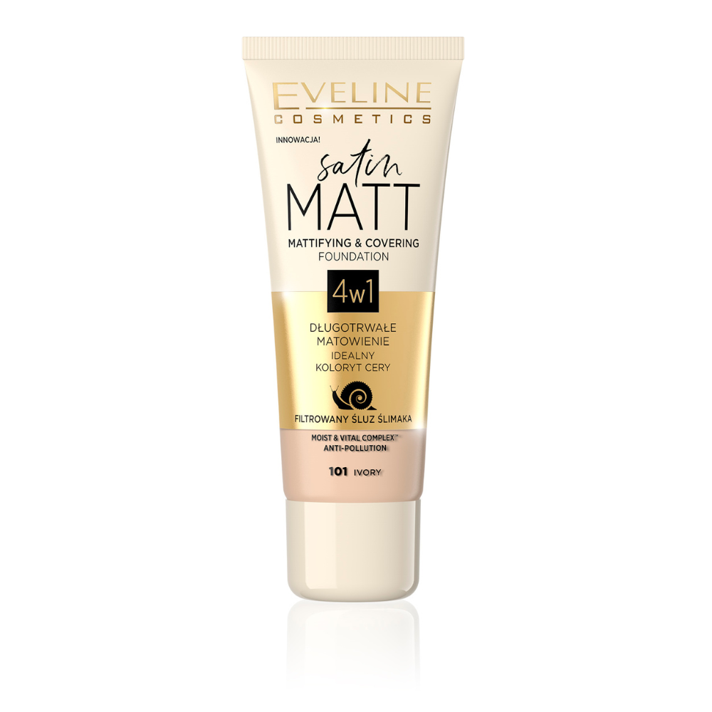 Satin MATT mattierendes Make-up 4 in 1 – 101 Ivory, 30 ml