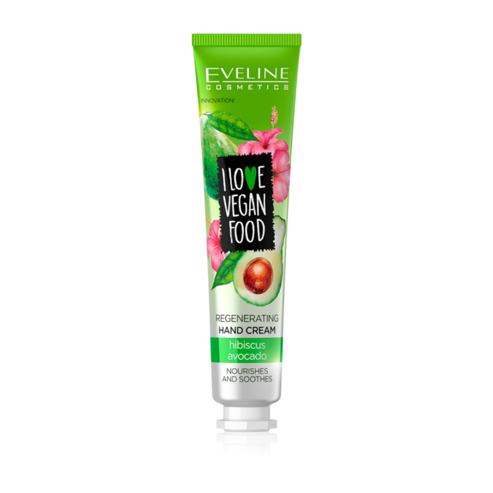 I LOVE VEGAN FOOD regenerierende Handcreme, 50 ml