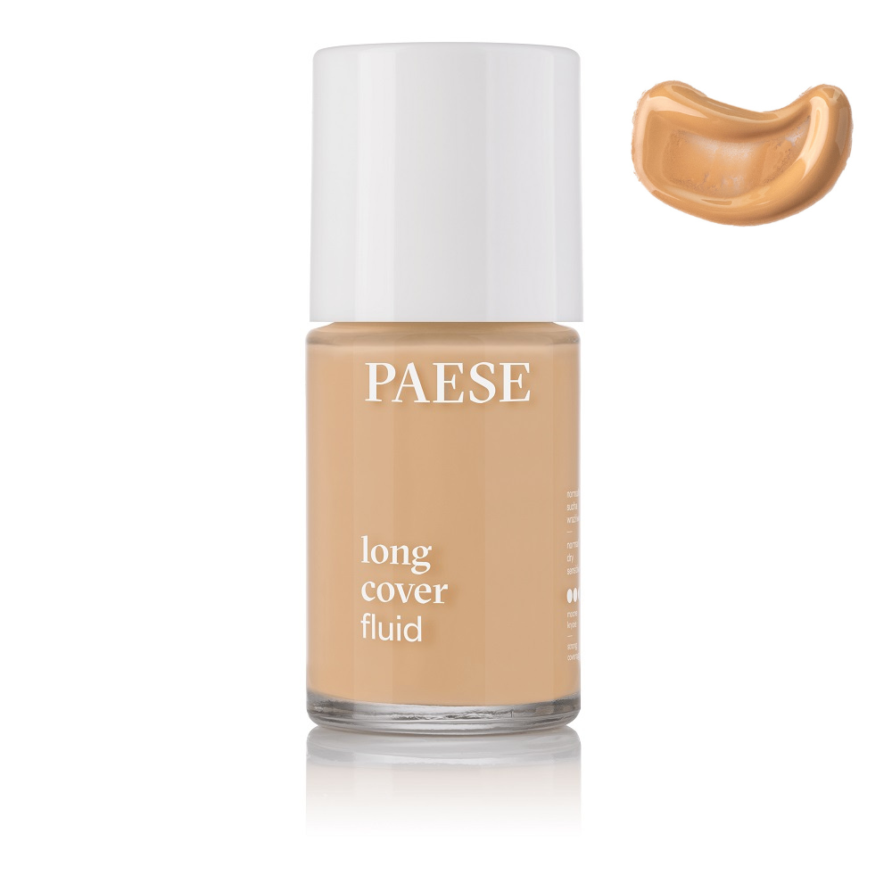 Long Cover Fluid, 30ml, 2,5 Warm Beige