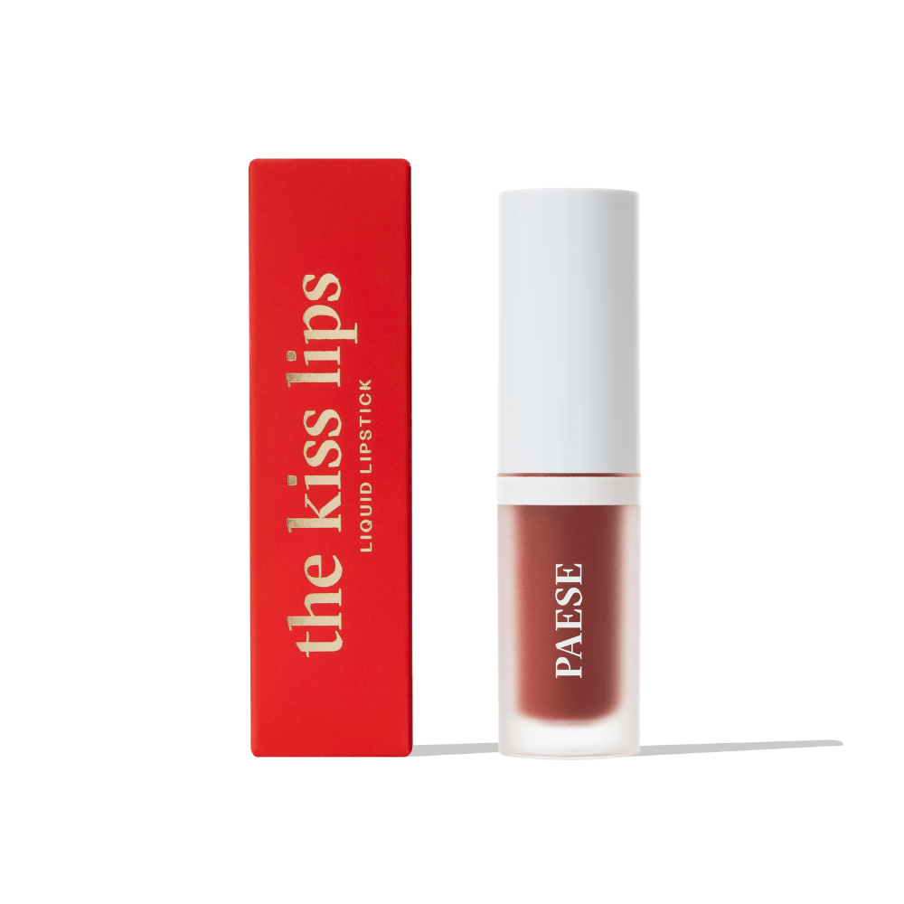The Kiss Lips Liquid Lipstick, 3.4ml, 04 Rusty Red