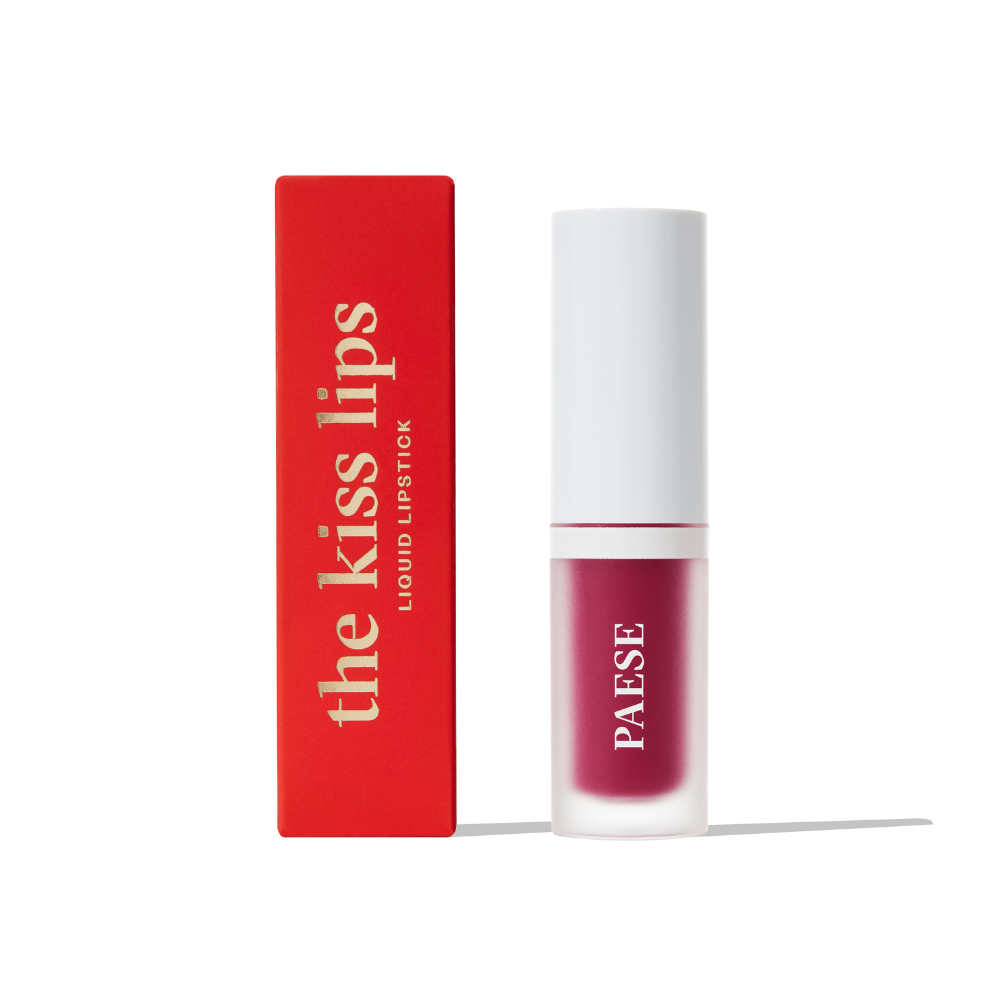 The Kiss Lips Liquid Lipstick, 3.4ml, 05 Raspberry Red