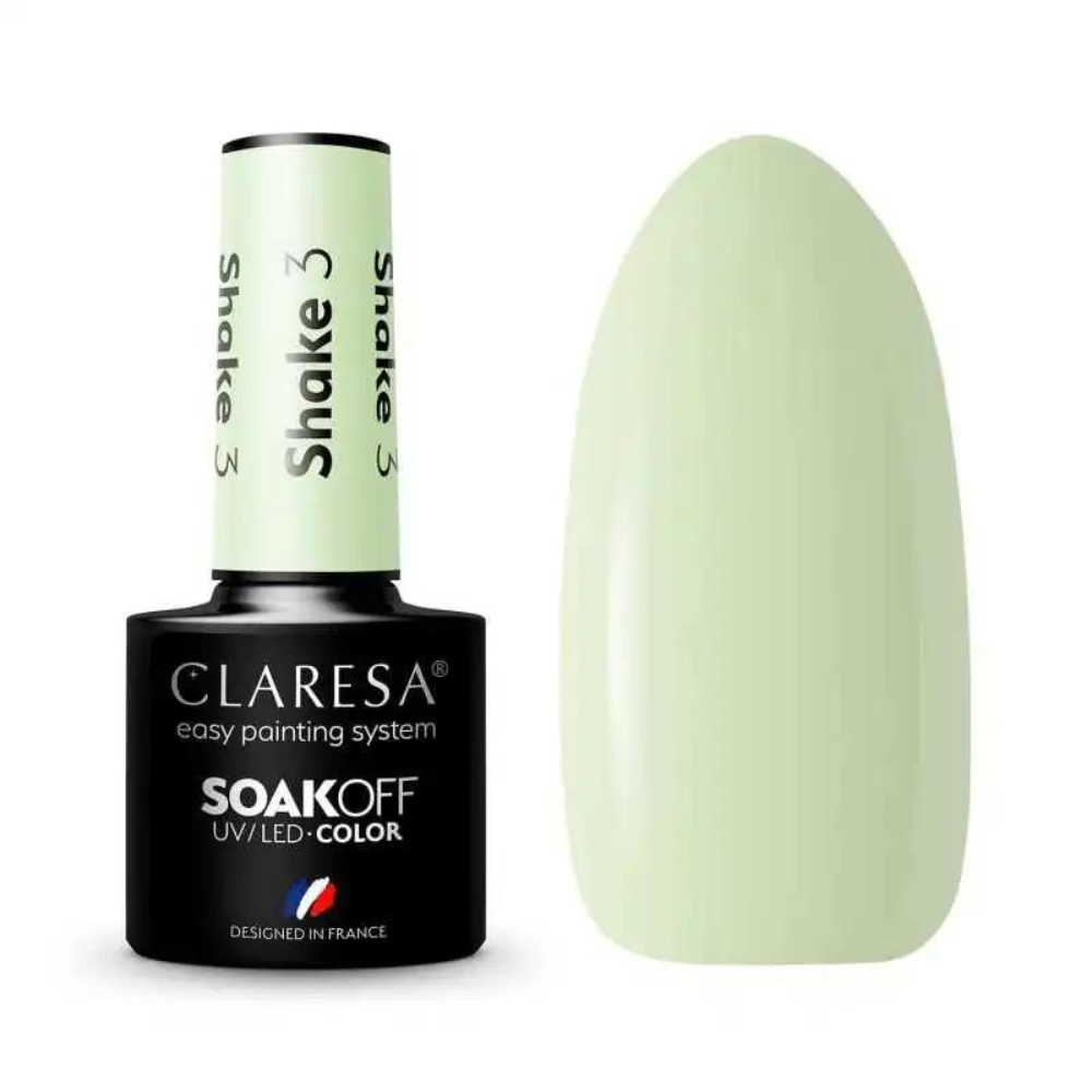 CLARESA SoakOFF UV/LED Gel Shake 3, 5 ml