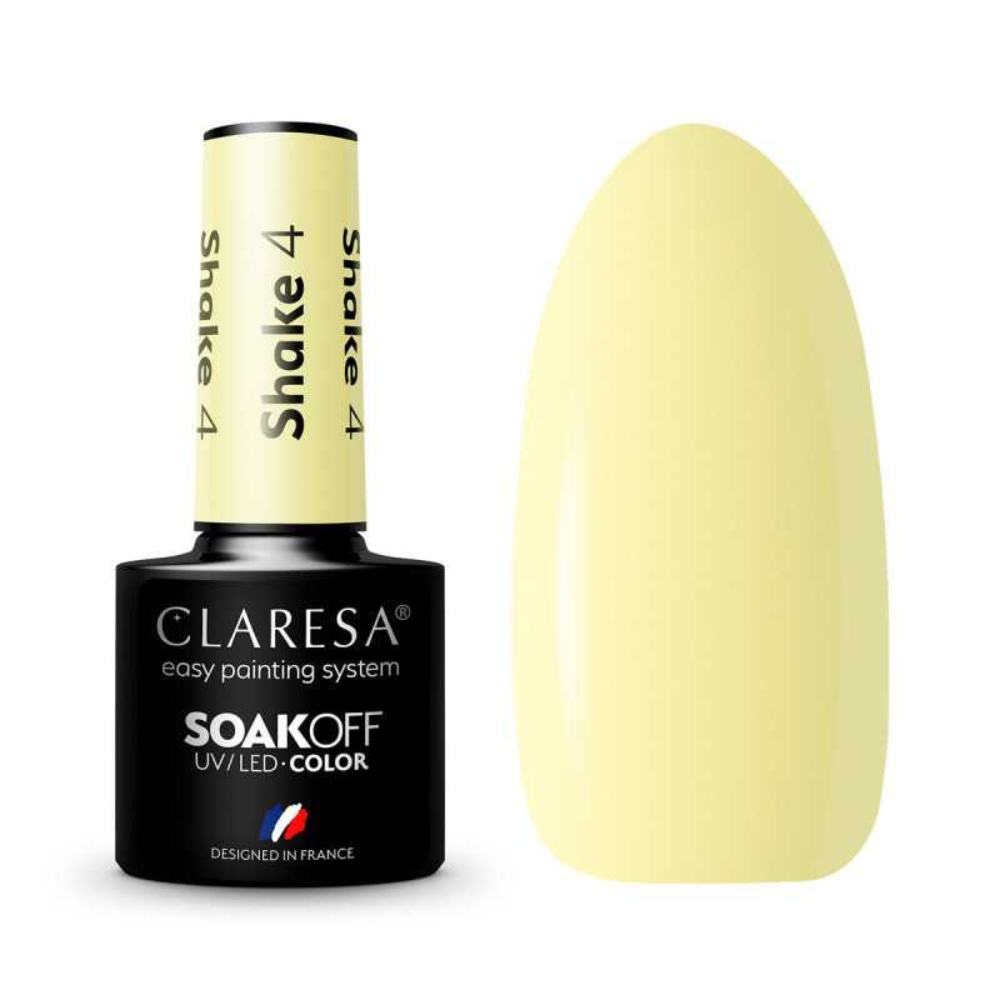 CLARESA SoakOFF UV/LED Gel Shake 4, 5 ml