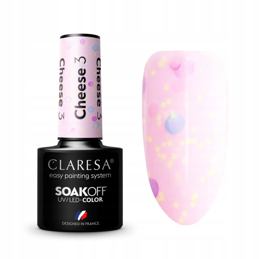 CLARESA SoakOFF UV/LED Gel - Cheese 3, 5 ml