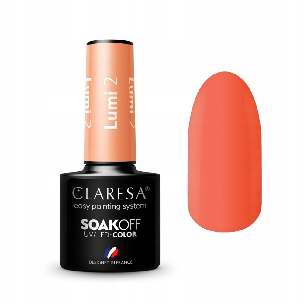 CLARESA Soak OFF UV/LED Gel - LUMI 2, 5 ml