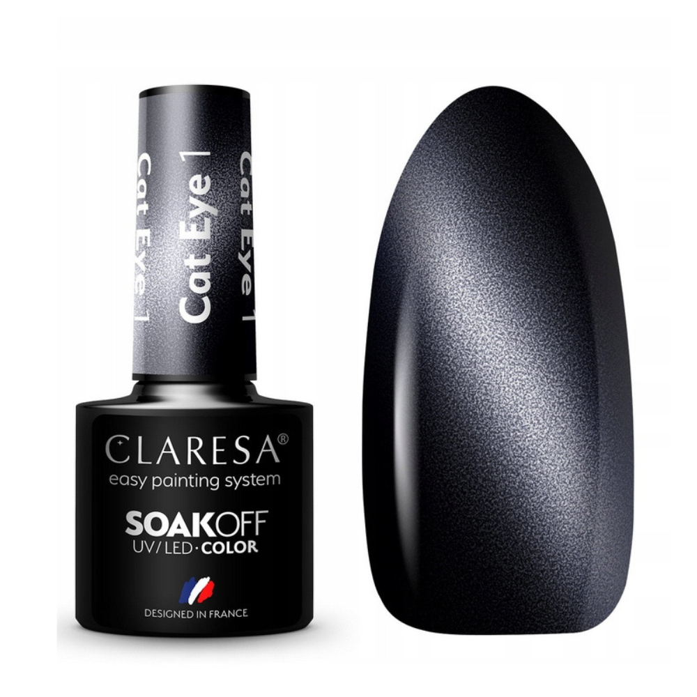 CLARESA SoakOFF UV/LED Gel - Cat Eye 1, 5 ml