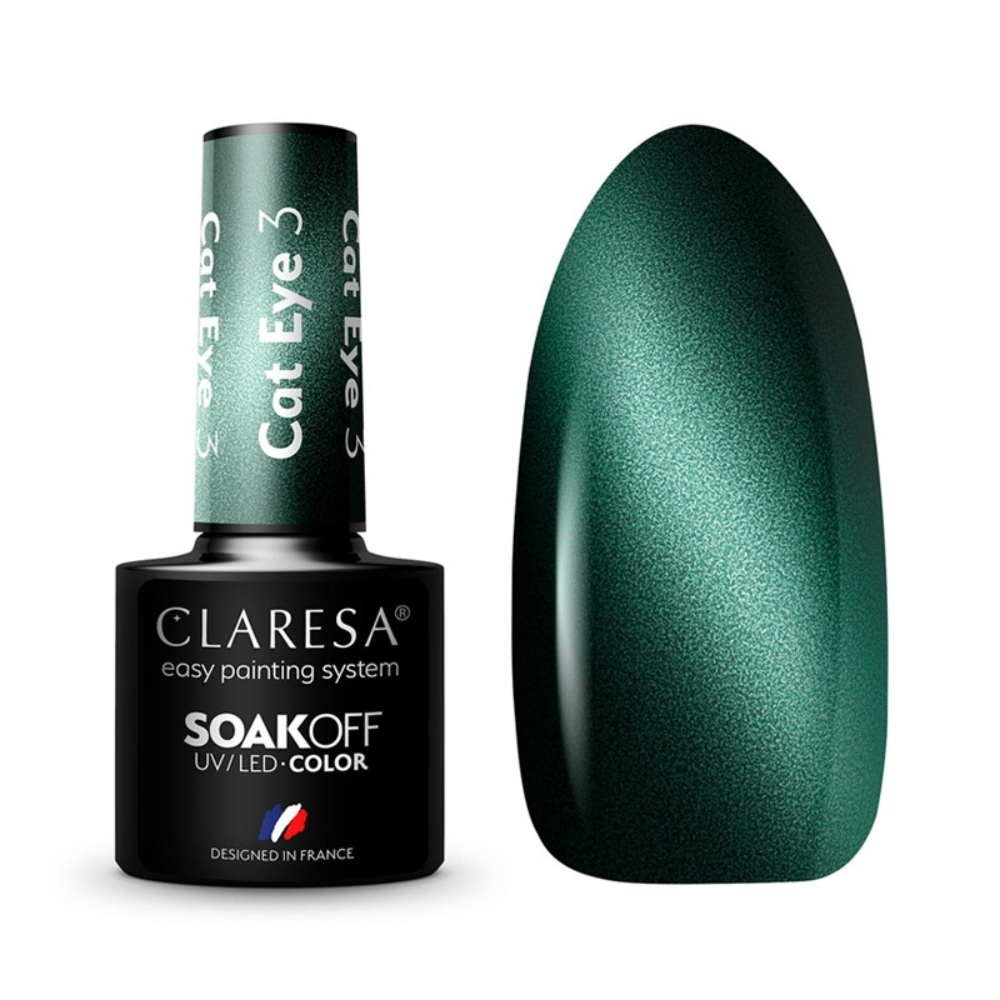 CLARESA SoakOFF UV/LED Gel - Cat Eye 3, 5 ml