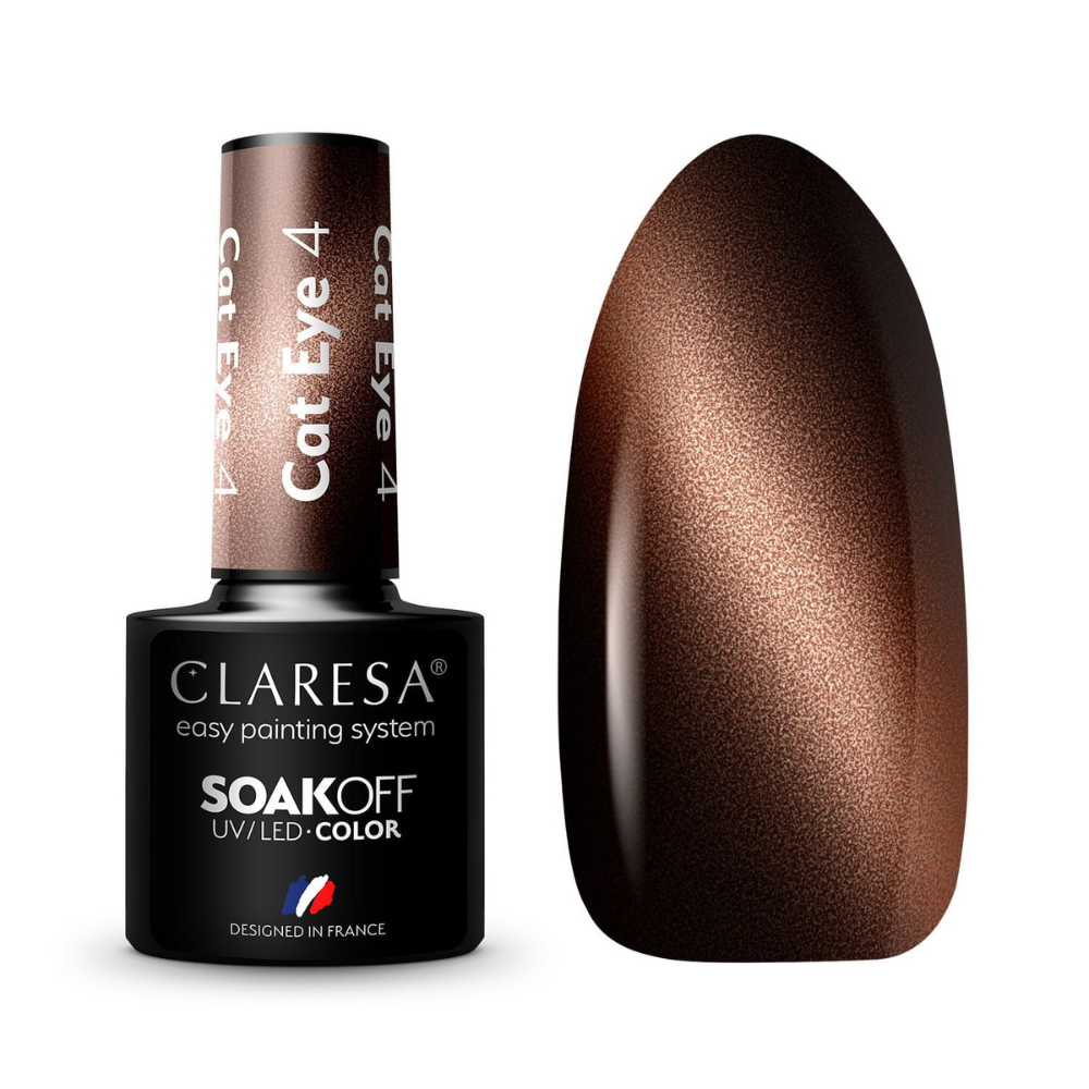 CLARESA SoakOFF UV/LED Gel - Cat Eye 4, 5 ml