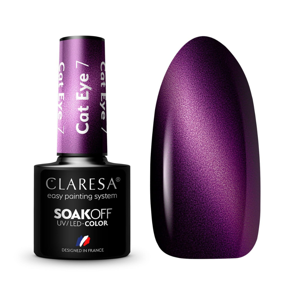 CLARESA SoakOFF UV/LED Gel - Cat Eye 7, 5 ml