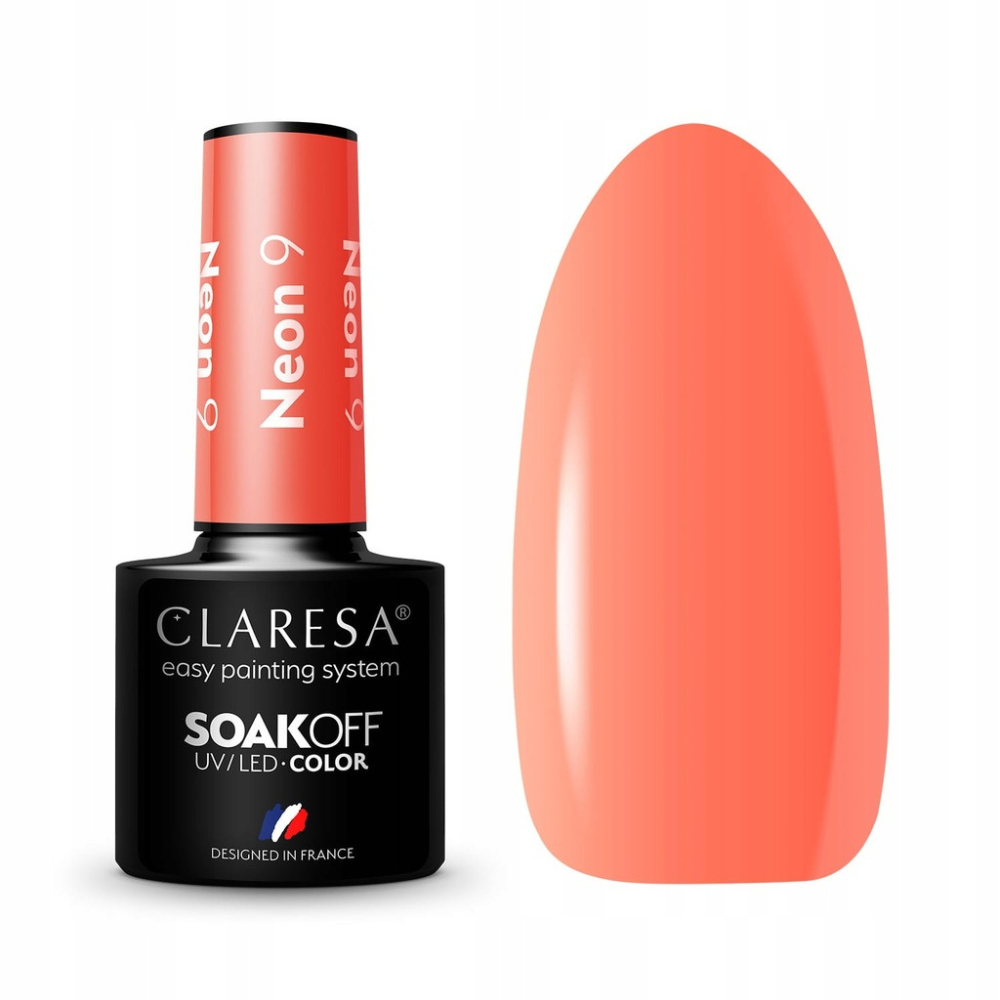 CLARESA SoakOFF UV/LED Gel - Neon 9, 5 ml