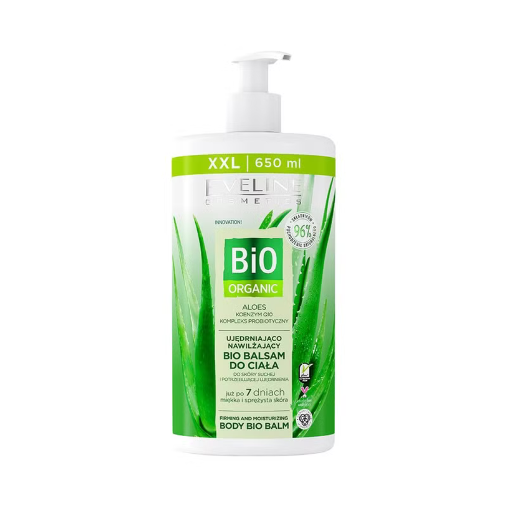 EVELINE Bio Organic feuchtigkeitsspendende Body Lotion ALOE VERA, 650 ml