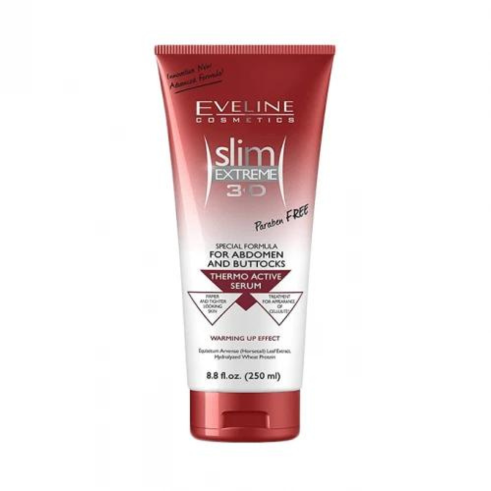 Slim Extreme 3D thermoaktives Serum zur Modellierung für die Taille, Bauch und Po, 250 ml