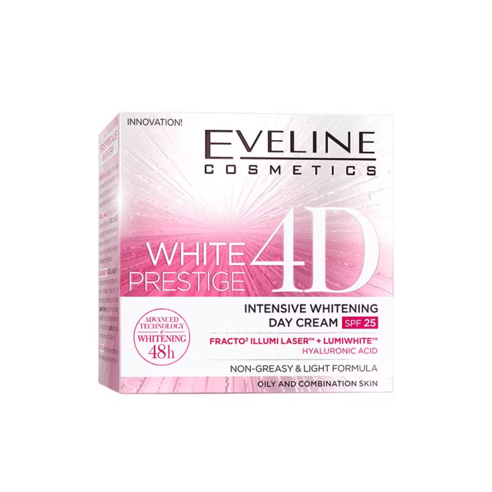 EVELINE WHITE PRESTIGE 4D bleichende Tagescreme, 50 ml