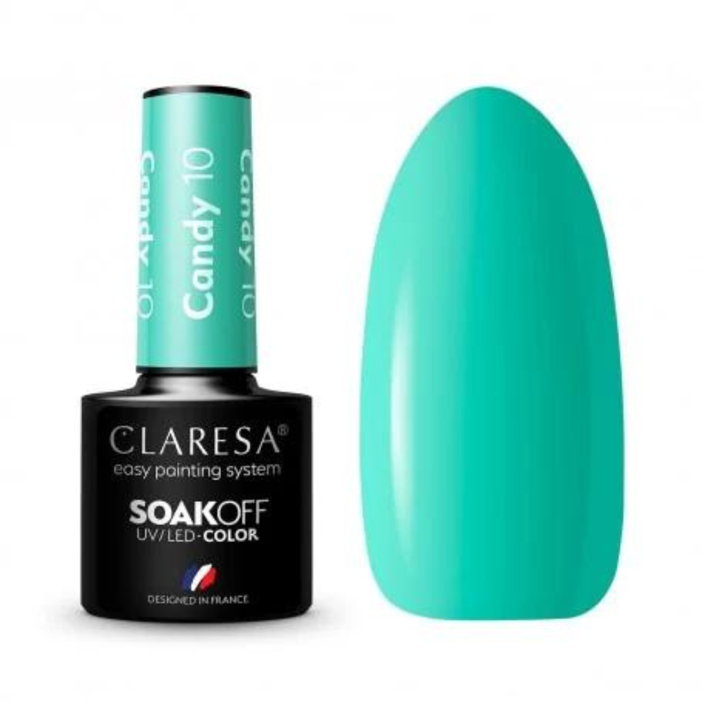 CLARESA SoakOFF UV/LED Gel - Candy 10, 5 ml