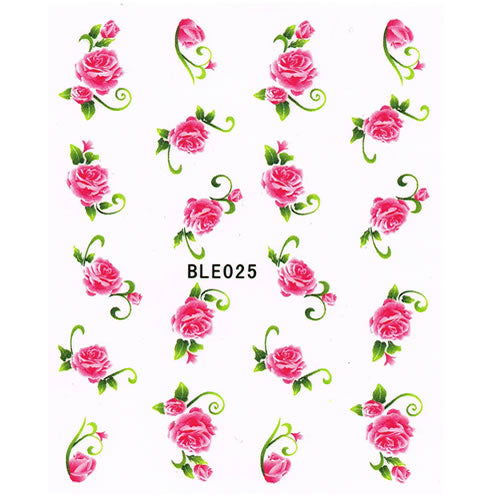 2D Nail Art One Stroke Sticker BLE025