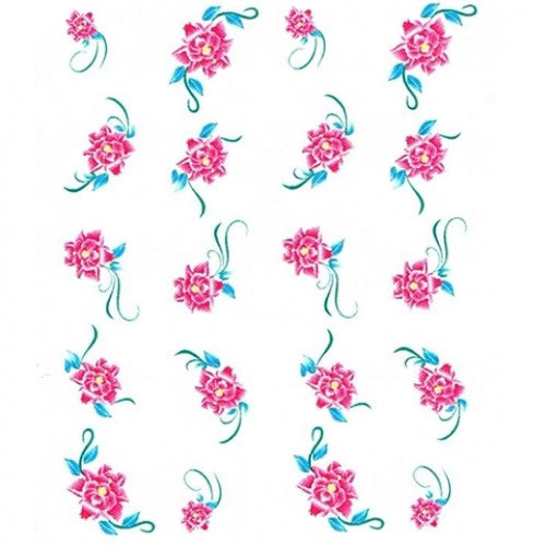 2D Nail Art One Stroke Sticker BLE034