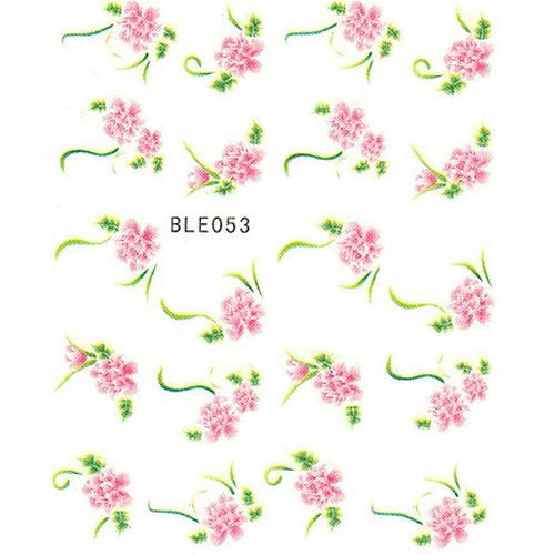 2D Nail Art One Stroke Sticker BLE053