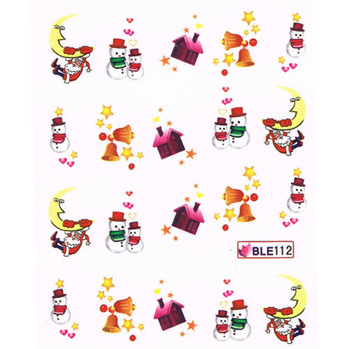 2D Nail Art One Stroke Sticker BLE112