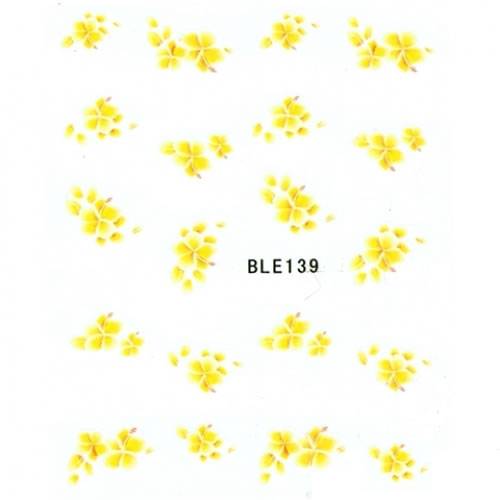 2D Nail Art One Stroke Sticker BLE139