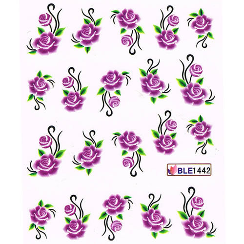 2D Nail Art One Stroke Sticker BLE1442