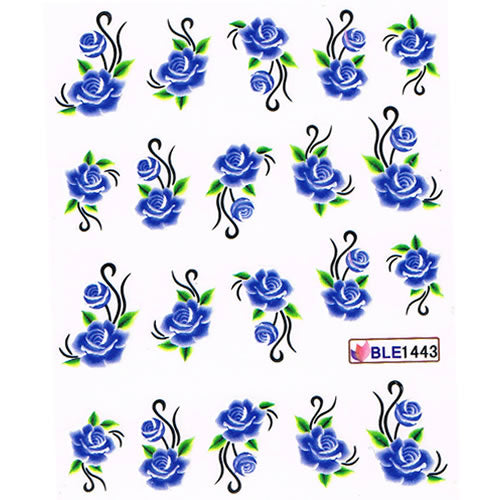 2D Nail Art One Stroke Sticker BLE1443