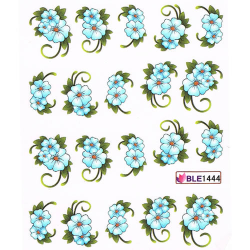 2D Nail Art One Stroke Sticker BLE1444