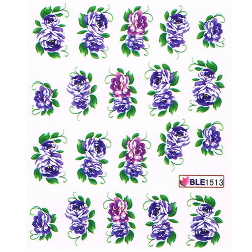 2D Nail Art One Stroke Sticker BLE1513