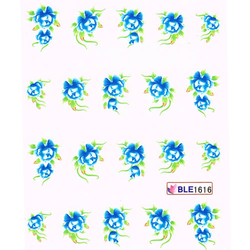 2D Nail Art One Stroke Sticker BLE1616