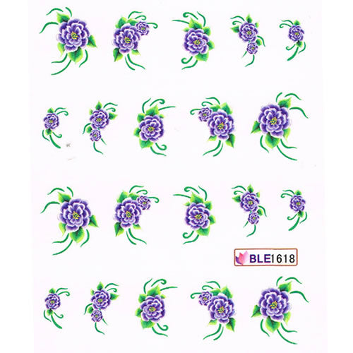 2D Nail Art One Stroke Sticker BLE1618